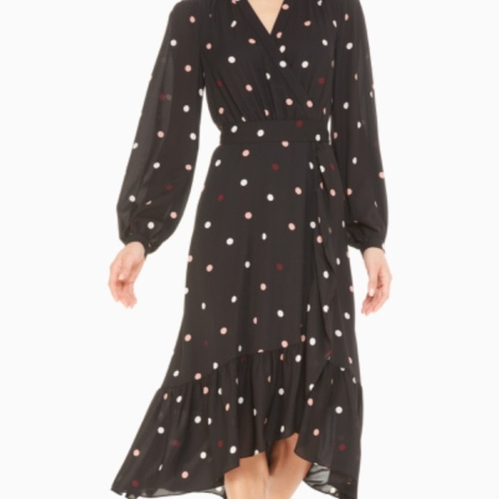Kate Spade Bakery Dot Wrap Dress - Picture 2 of 6